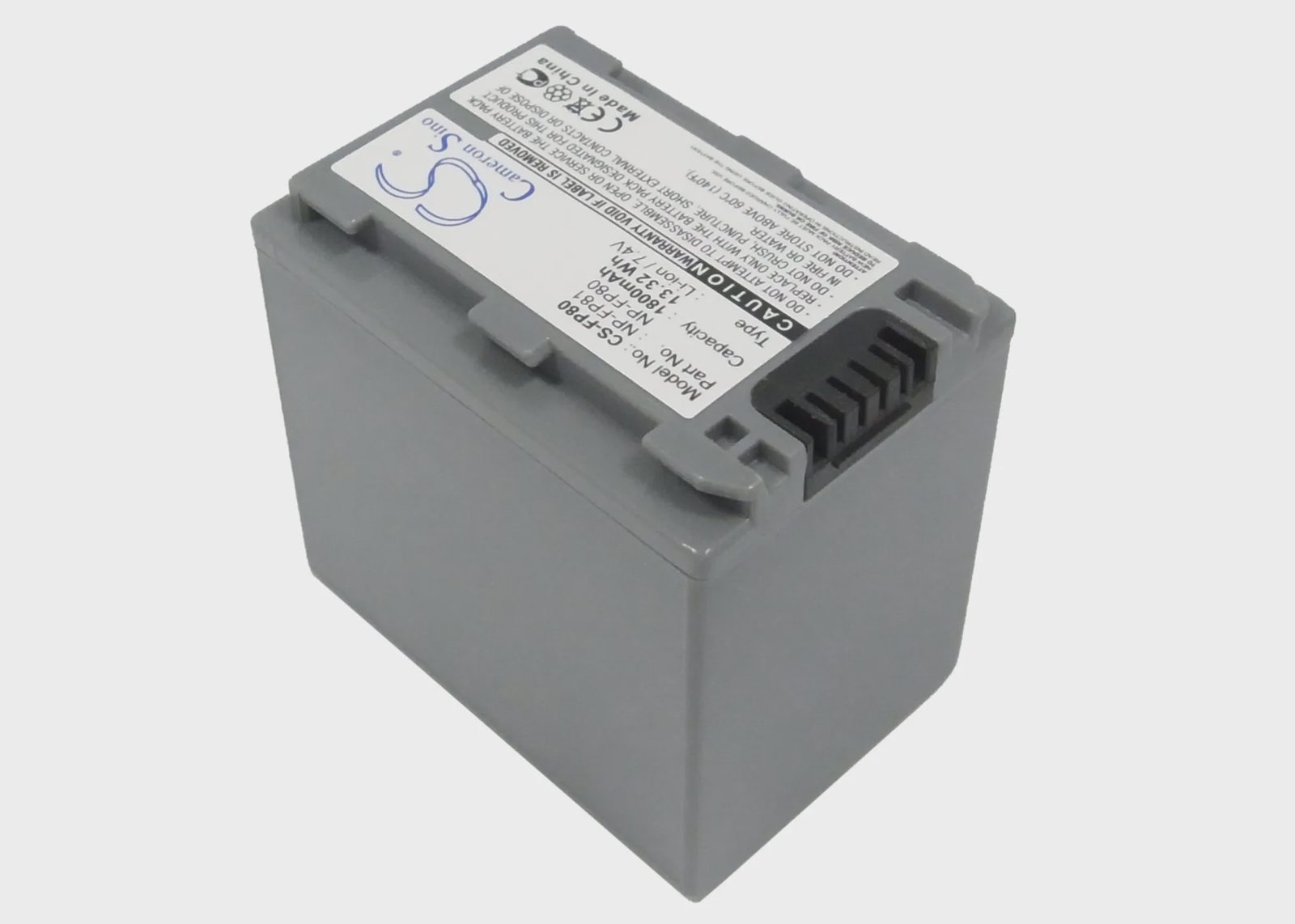 Batteri till Kamera för Sony DCR-DVD92, DCR-DVD92E, DCR-HC16 m.fl., bild 5