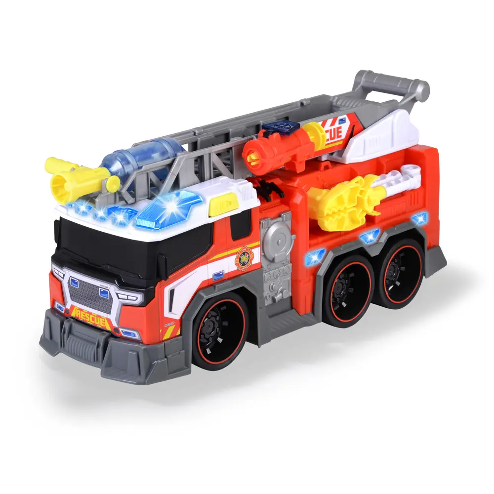 Dickie Toys 203307000, Brandbil, 3 År, AA, Svart, Blå, Röd, Vit, Gul