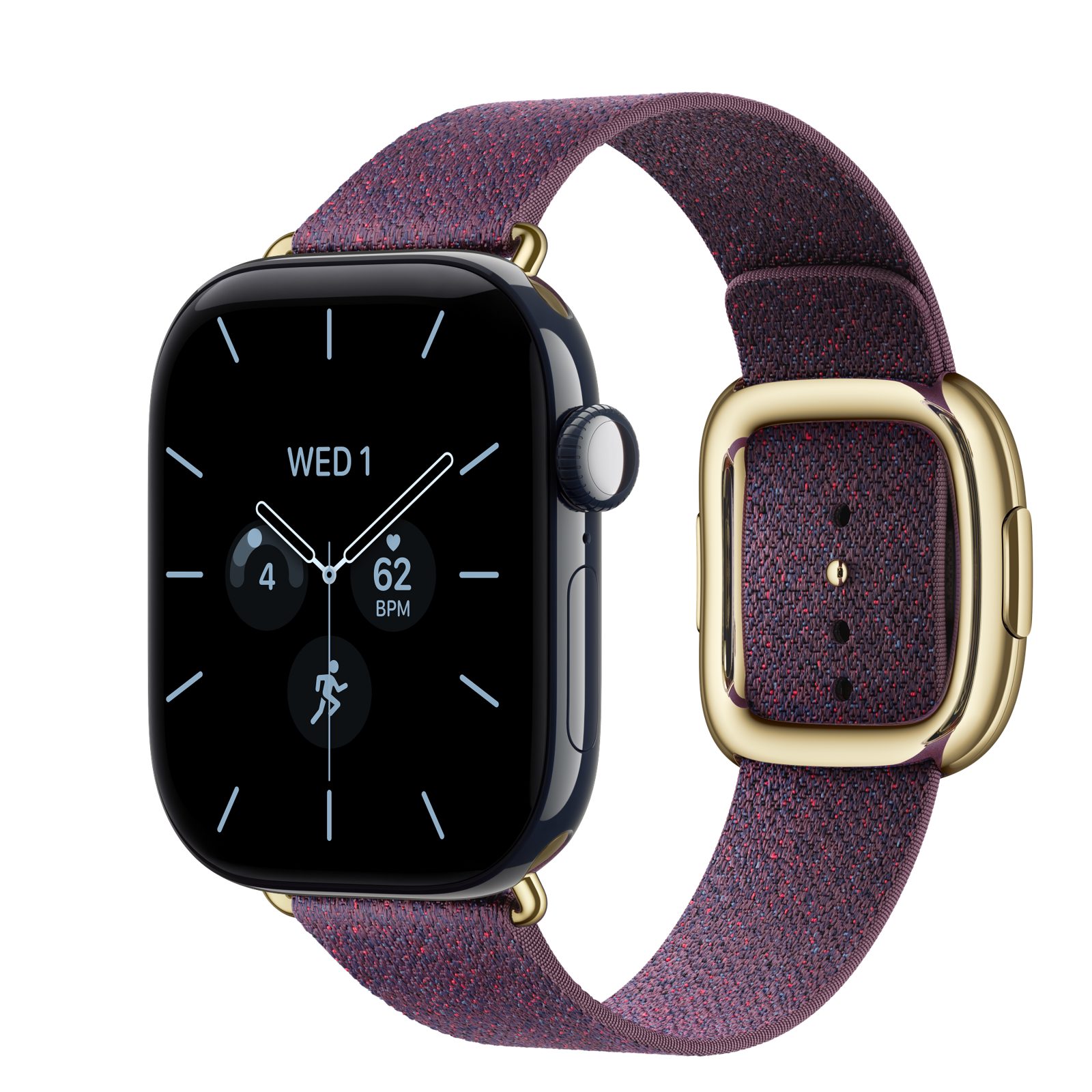 Apple Watch Series 12 (GPS + Cellular) • Keramikboett nattblå, 42 mm • Modernt spänne mullbär