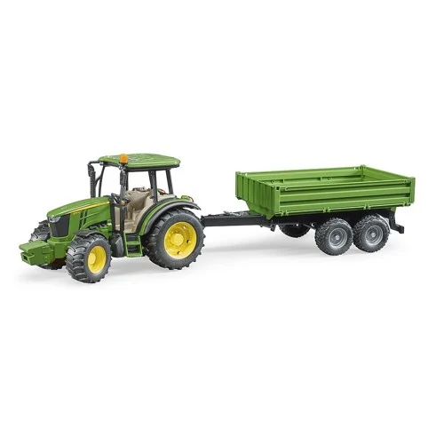 Bruder John Deere 5115M med tippsläp