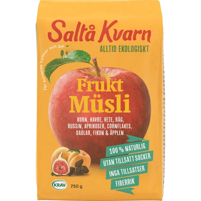 Saltå Kvarn Fruktmüsli 750 g, bild 2