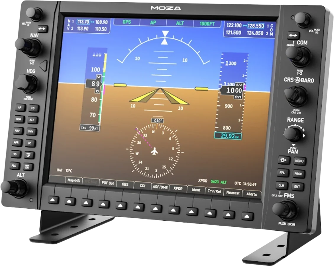 Moza Racing MGX1000 Flyginstrumentpanel