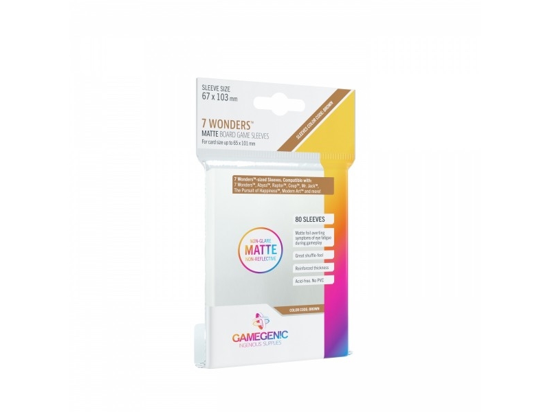 Matte 7 Wonders Sleeves 67x103 mm