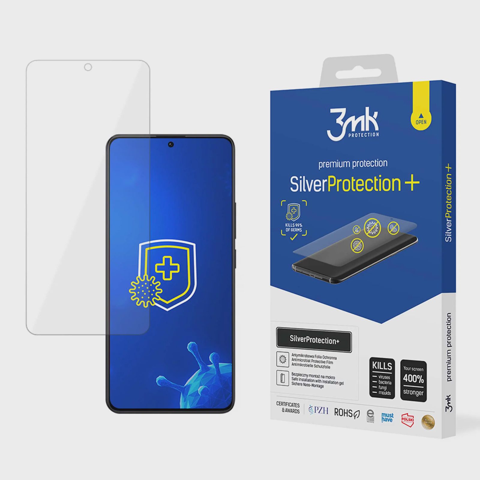 3mk SilverProtection+ skyddsfilm för Redmi Note 13 Pro