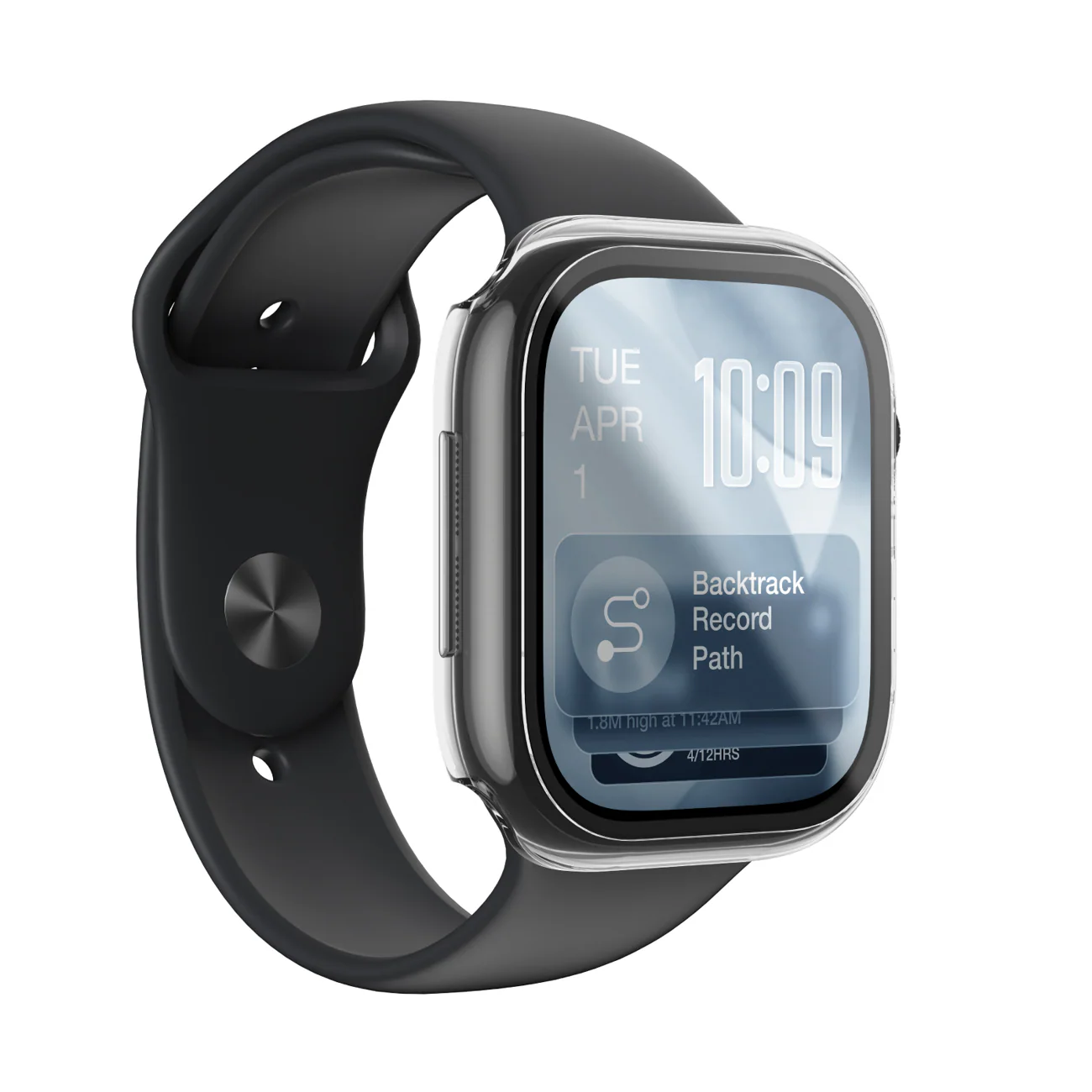 AmazingThing Radix glasskärmskydd med fodral för Apple Watch Series 11 42mm - Klar, bild 4