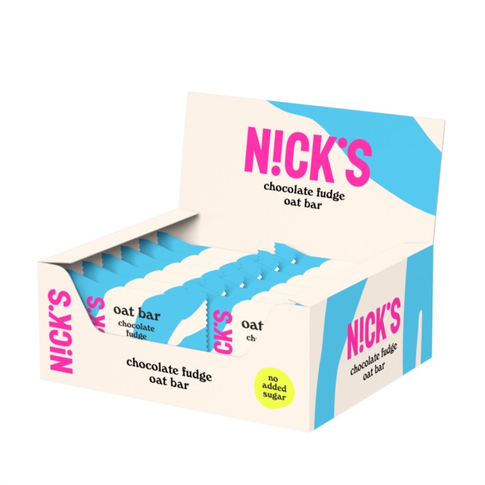 Nicks Oat Bar Chocolate Fudge 12 st