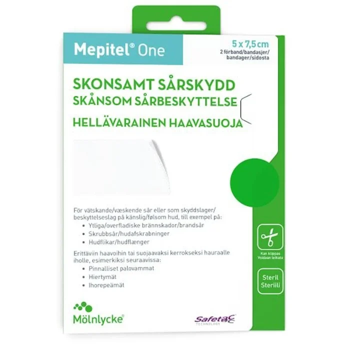 Mepitel One 5 x 7,5 cm, 2 st