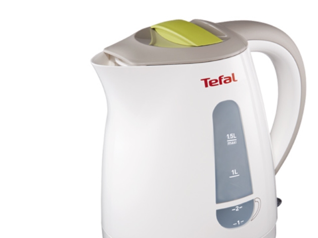Tefal KO299130 Express, 1,5 l, 2200 W, Vit, Plast, Vattennivå indikator, Sladdlös