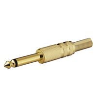 Goobay SM 63 KG, 6,35 mm, guld