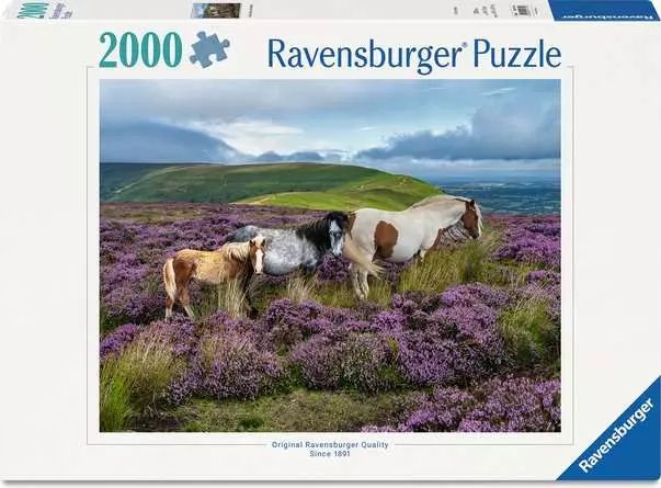 Ravensburger Pussel: Wild Horses 2000 Bitar, bild 4