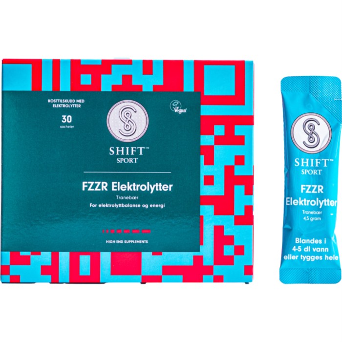 SHIFT Sport Elektrolyter FZZR Cranberry sachet 30 st