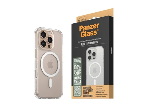 PanzerGlass iPhone 16 Pro HardCase Fodral (Transparent), bild 2