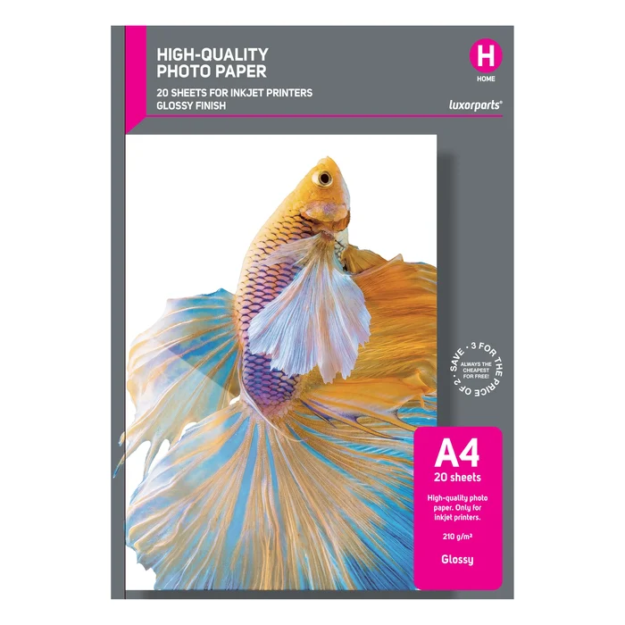 Luxorparts Glossy Fotopapper A4 20-pack