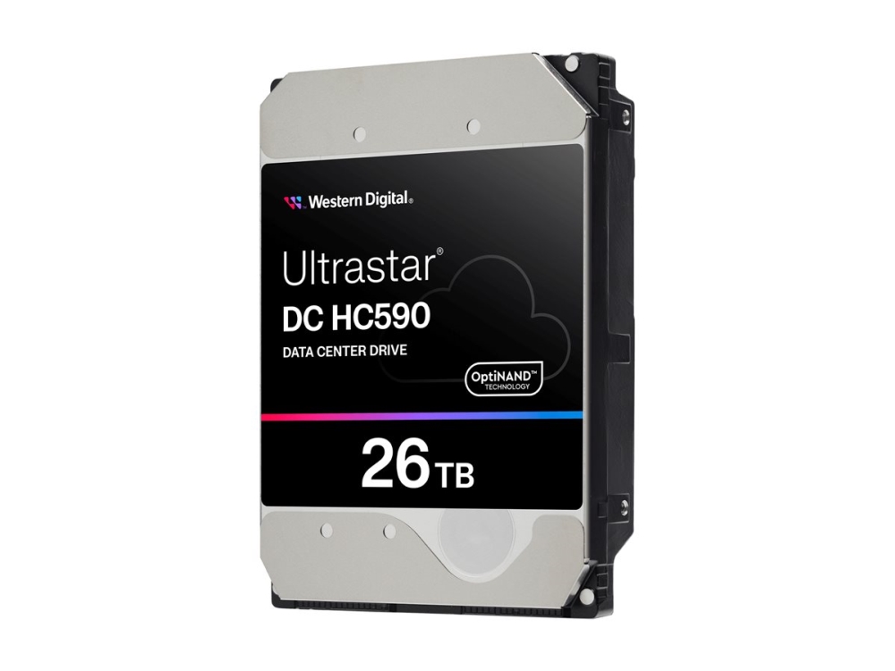 26 TB WD Ultrastar DC HC590 SE, 7200 rpm, 512 MB cache, SATA3