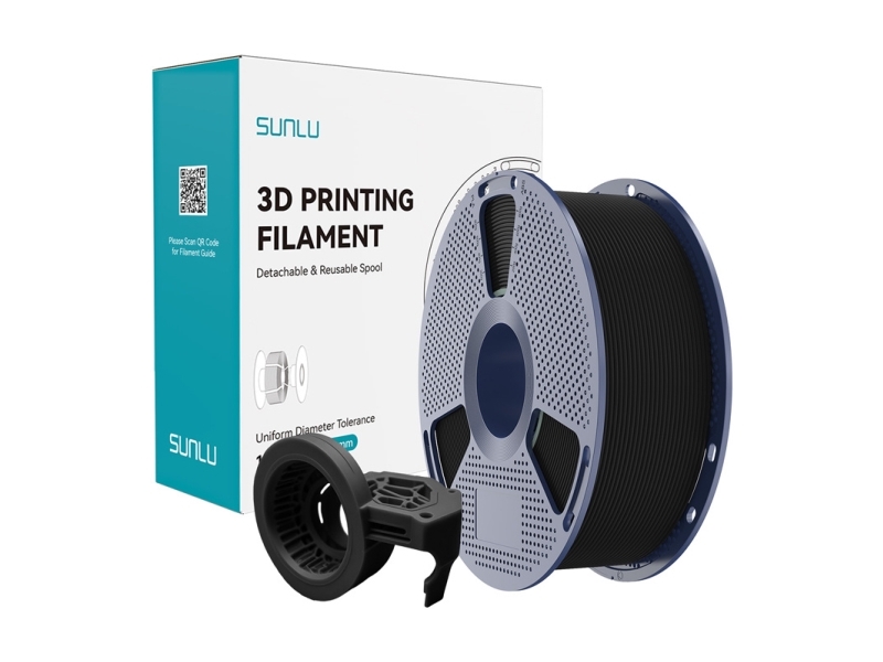 3D-skrivare filament Sunlu PETG High-Speed Matte 1.75mm 1 kg (black)