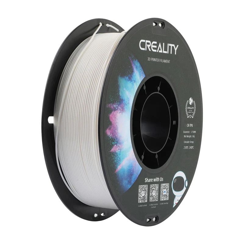 Creality CR-TPU-filament 1,75 mm 1 kg, vitt