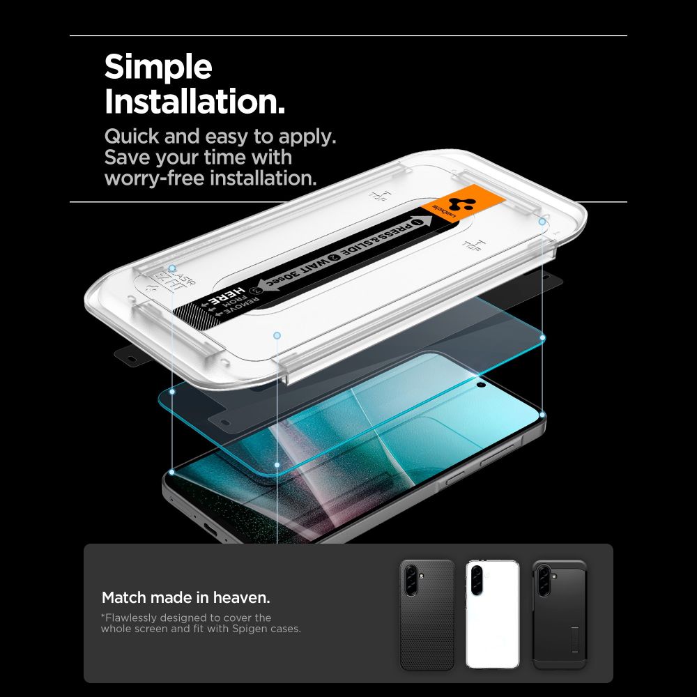 Spigen Glas.tR EZ Fit härdat glas för Samsung Galaxy A36 / A37 5G, bild 5