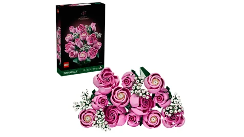 LEGO Botanicals Bukett med rosa rosor 10374, bild 3