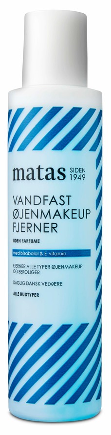 Matas Striber Waterproof Eye Makeup Remover For All Skin Types Fragrance Free 125 ml 125 ml