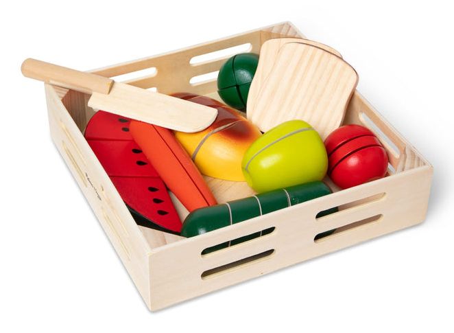 Melissa & Doug 6073146, Leksaksset med köksredskap, Cutting Food, 3 År, Trä, Multifärg, Trä, bild 4
