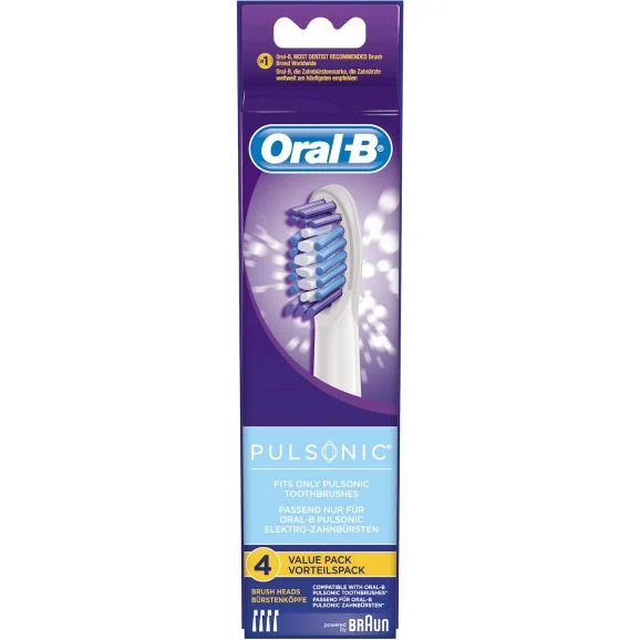 Oral-B Pulsonic - Extra tandborsthuvud - till tandborste (paket om 4), bild 2