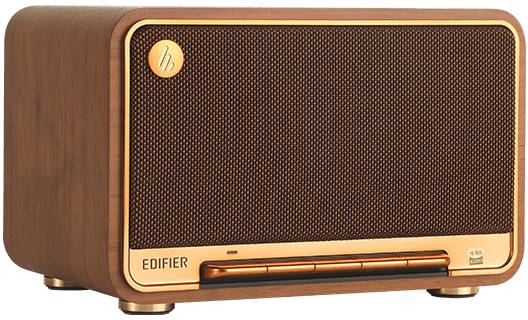 Edifier D32 Tabletop Wireless Speaker, 60W RMS, Bluetooth/WiFi, AirPlay2 - Brun, bild 3