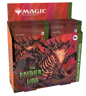 Magic The Gathering Brothers War Collector Booster Display (12 boosters)