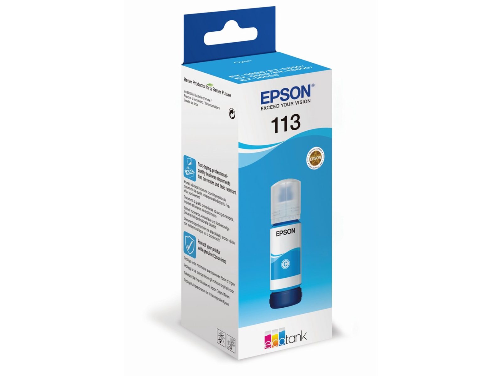 Epson 113 EcoTank, cyan original, bild 5