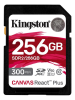 Secure Digital SDXC 256 GB Kingston Canvas React Plus, 300/260 MB/sek, Class 10, UHS-II U3, V90