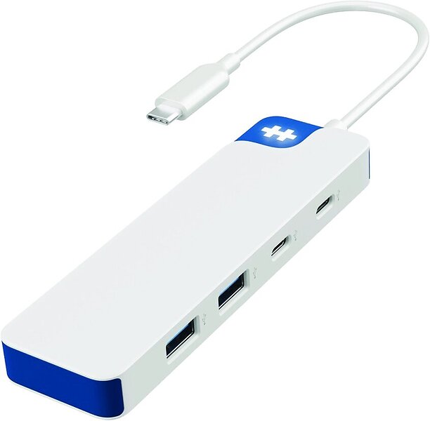 HyperDrive Flex 4 Port USB-C Combo Hub - Blå/Vit, bild 3