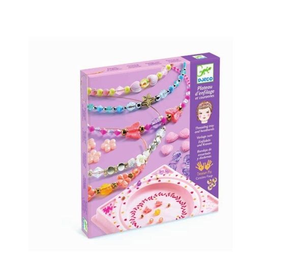 DJECO DJ09837, Kit för tillverkning av pannband för barn, 8 År, Multifärg