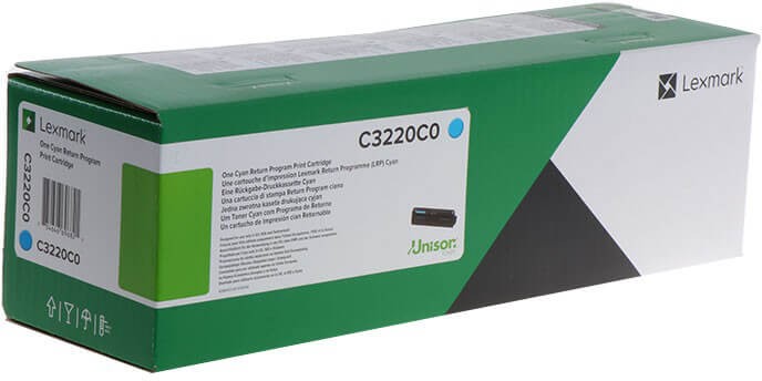 Lexmark C3220C0 tonerkassett 1 Styck, cyan, bild 3