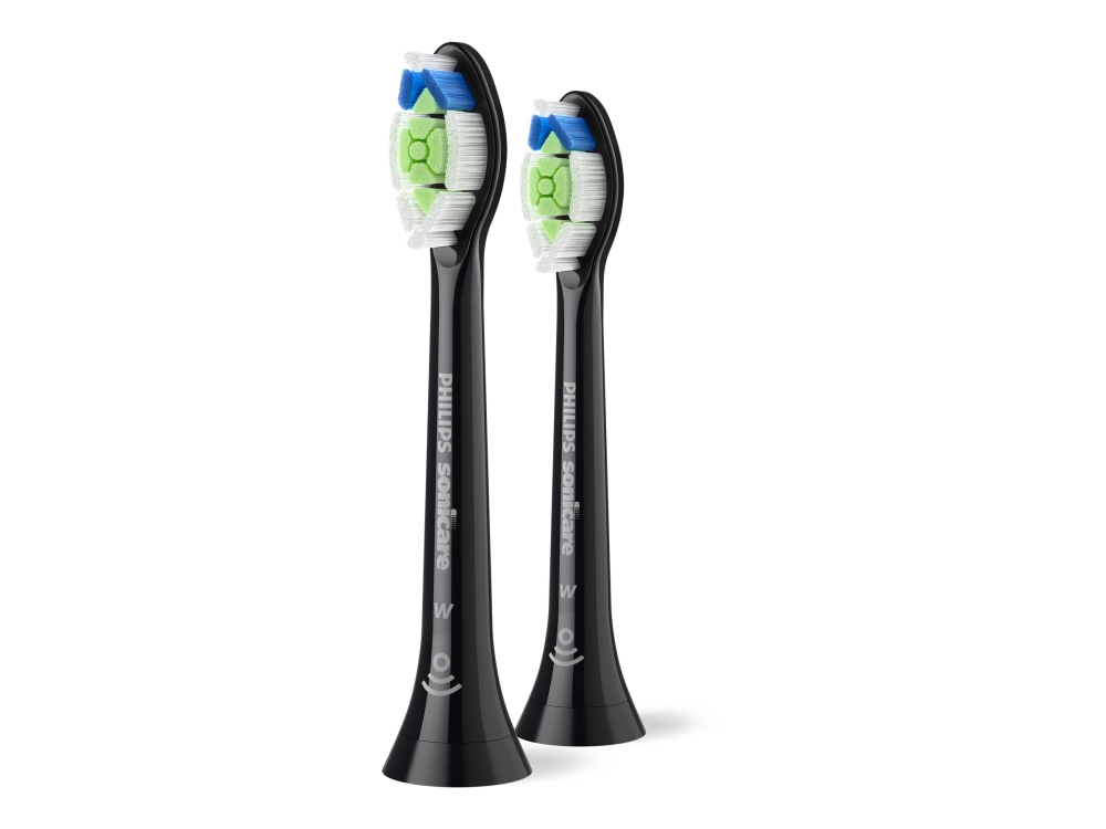 Philips Borsthuvuden Sonicare W2 Optimal White HX6062 - replacement brushhead - black