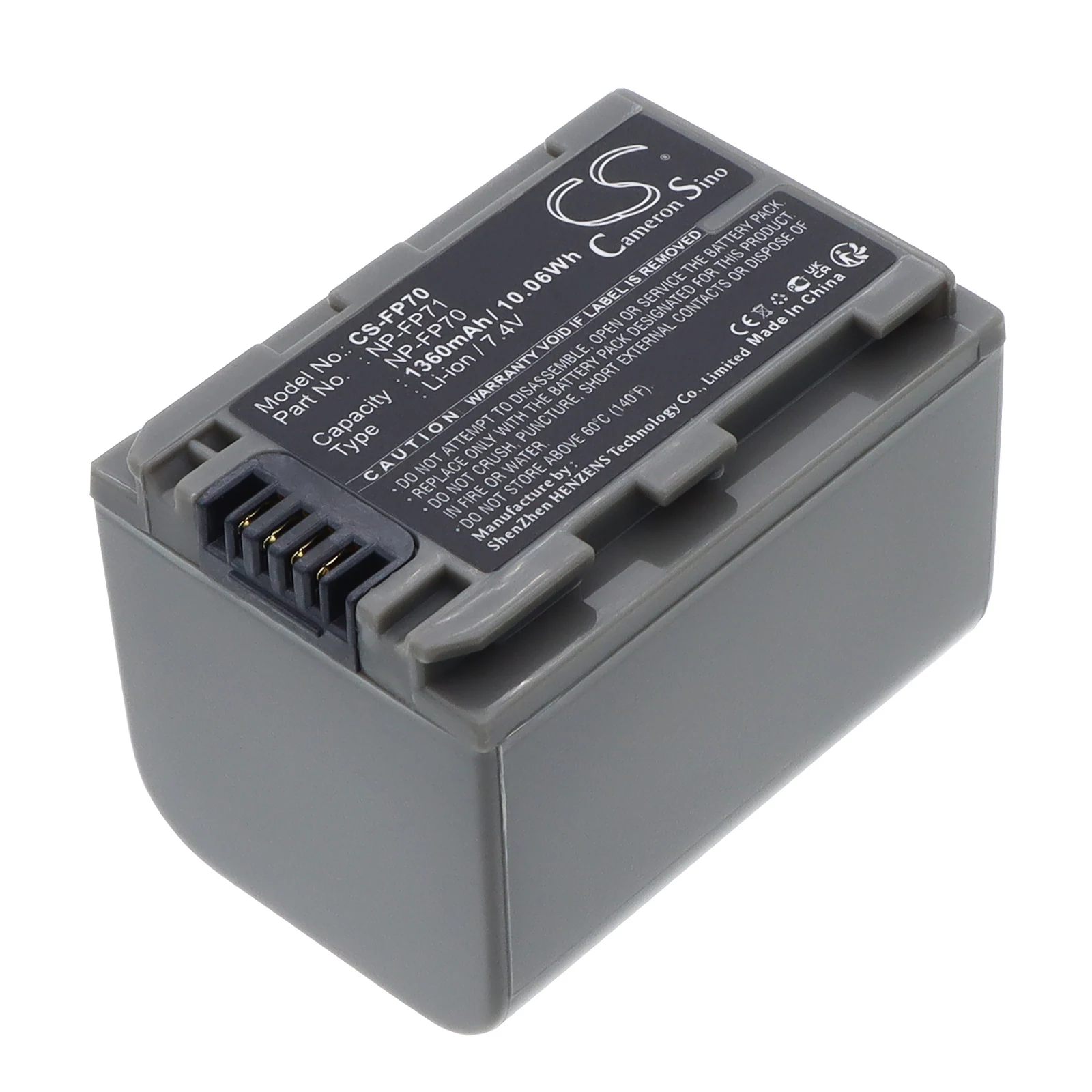 Batteri till Kamera för Sony DCR-HC96, DCR-HC46, DCR-HC26 m.fl.