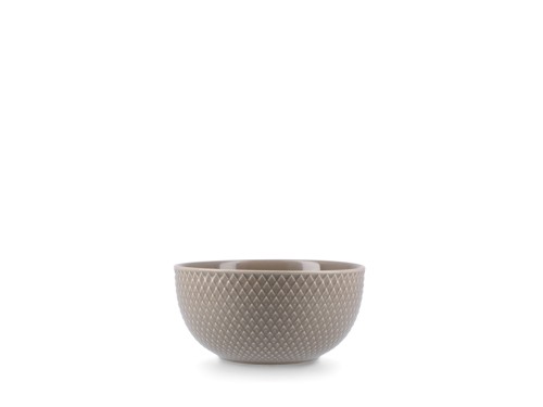 Lyngby Porcelæn - Rhombe Earth Skål - Clay - Ø13 cm, bild 2