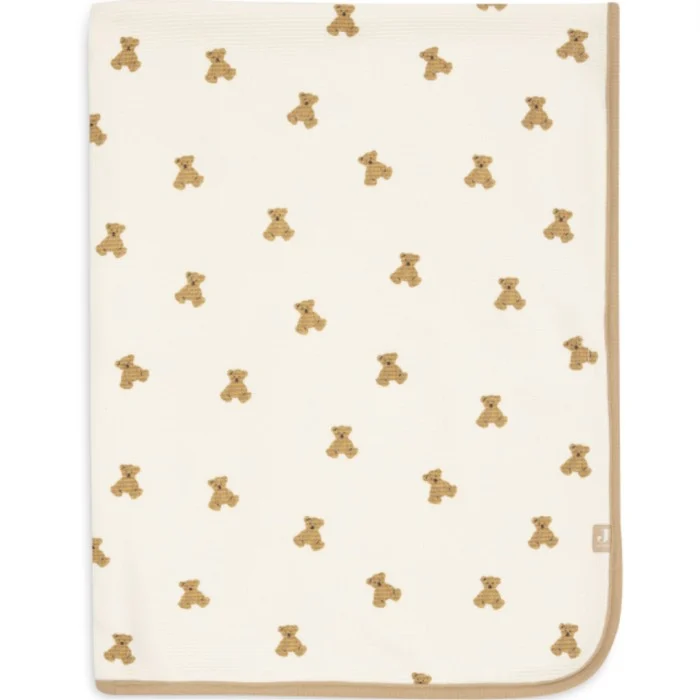 Jollein Babyfilt 75x100 cm Mini Teddy Bear Little Waffle
