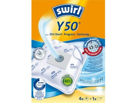 Swirl Y50, Dammpåse, Vit, Dirt Devil, Progress, Samsung, 78 mm, 238 mm, 168 mm