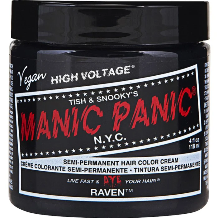 Manic Panic Semi-Permanent Hair Color Cream Raven, bild 2