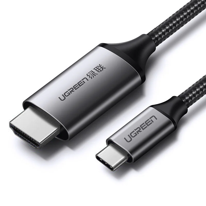 UGREEN USB-C till HDMI Aluminiumkabel 4K@60Hz - 1.5 m - Grå/Svart