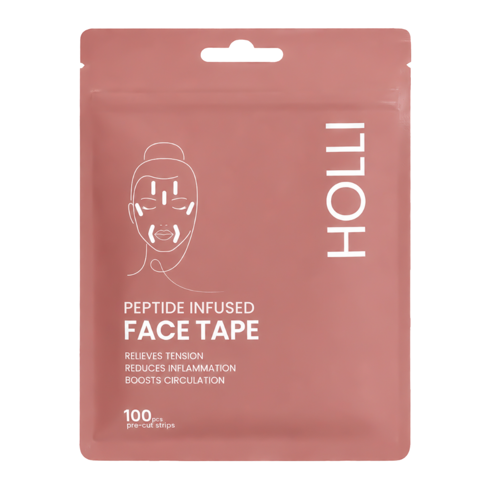 HOLLI Peptide Infused Face Tape Pre-Cut Strips 100 st