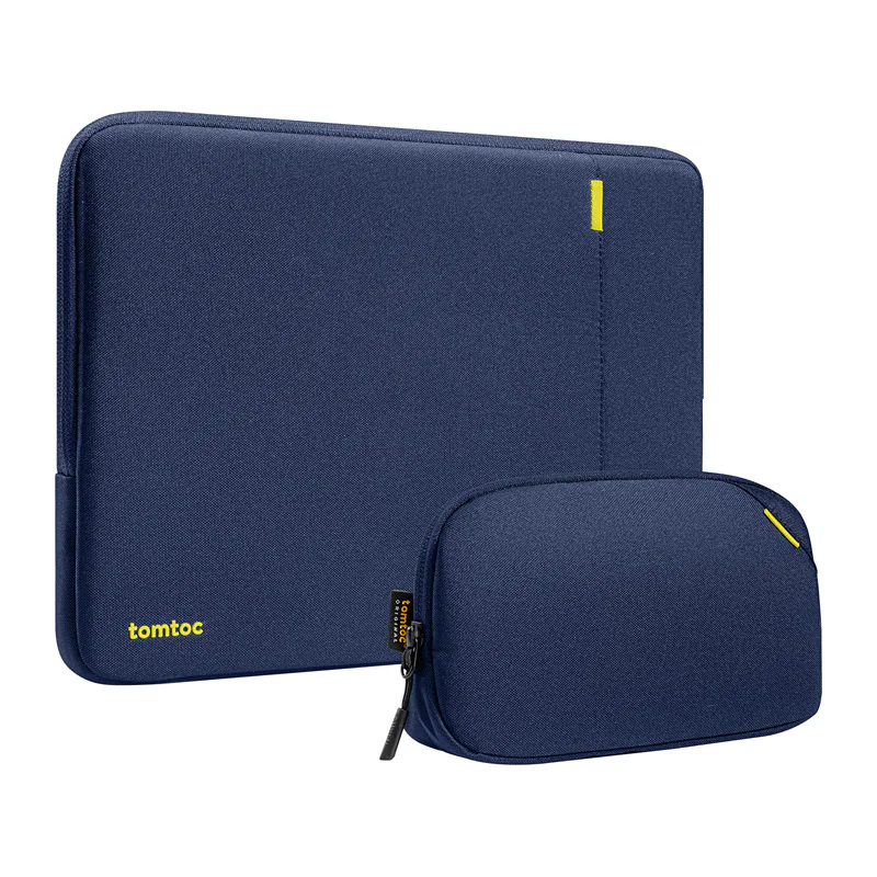 TOMTOC Defender-A13 Fodral för bärbar dator + 14" fodral Set (Marinblå)