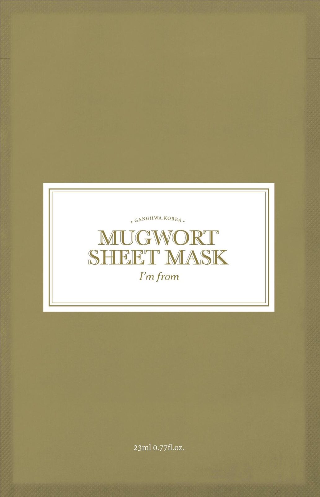I'm from Mugwort Sheet Mask 1 pcs