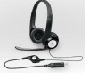 Logitech H390 USB headset, svart, bild 4