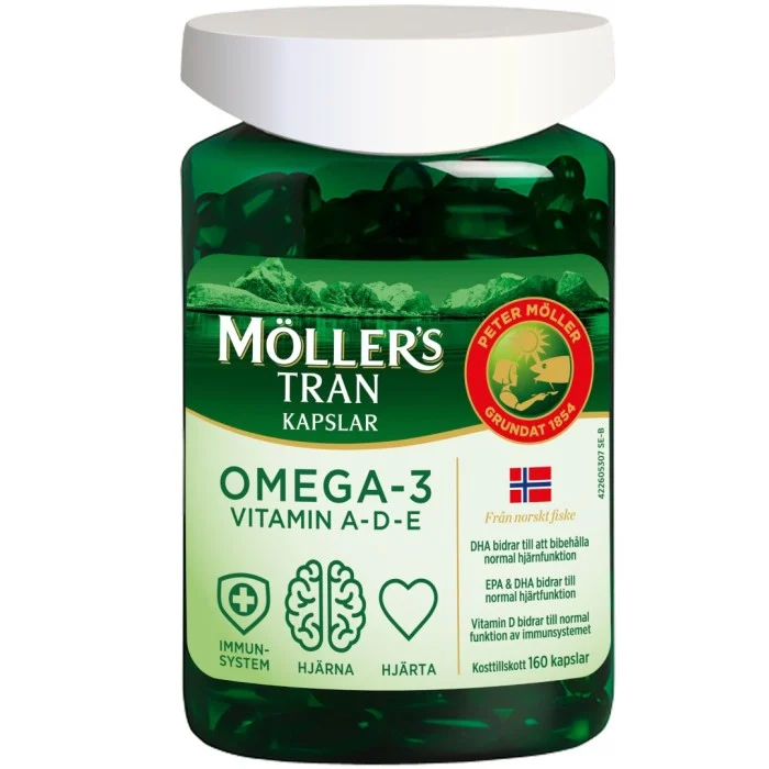 Möllers Omega-3, 160 kaps