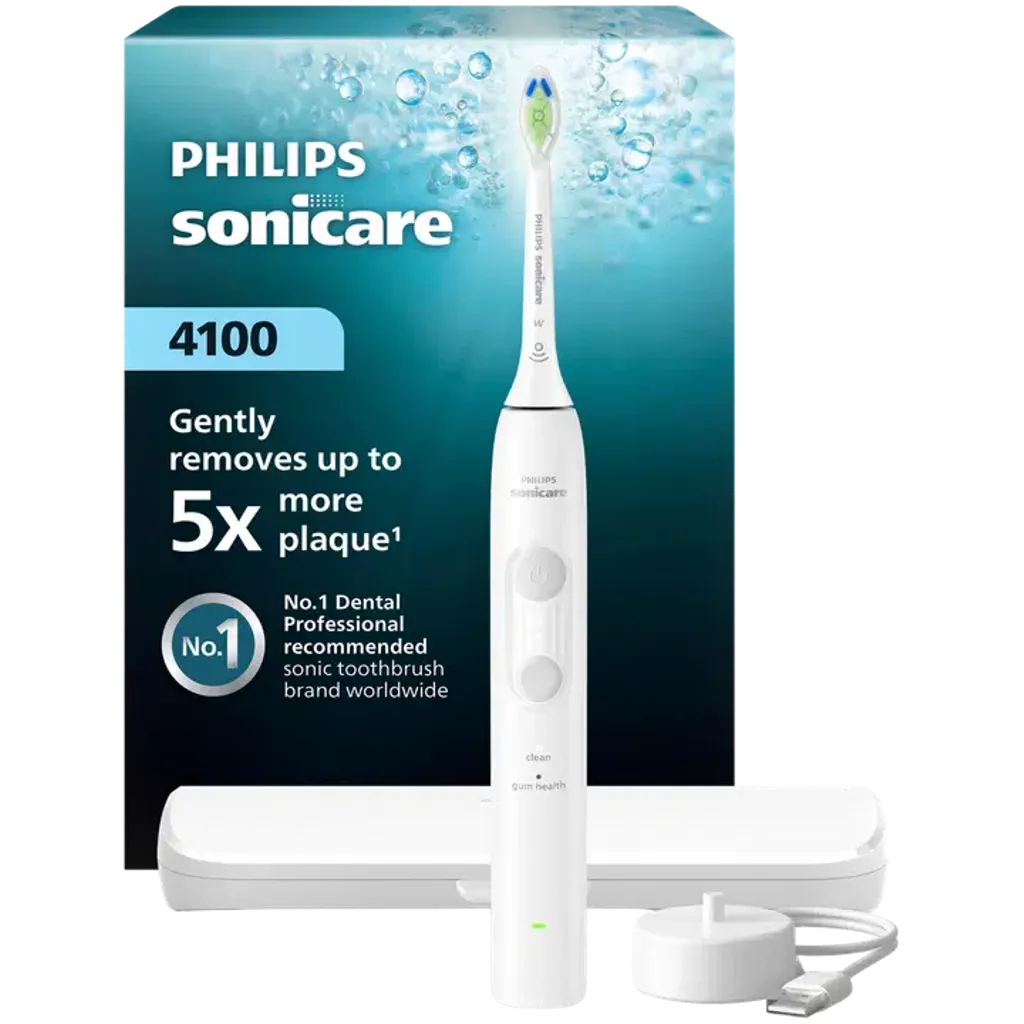 Philips Sonicare 4100 Series eltandborste Vit, bild 2