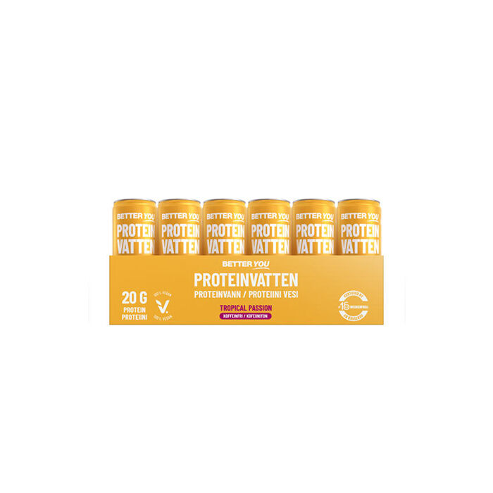 24 x Proteinvatten 330 ml Passionsfrukt