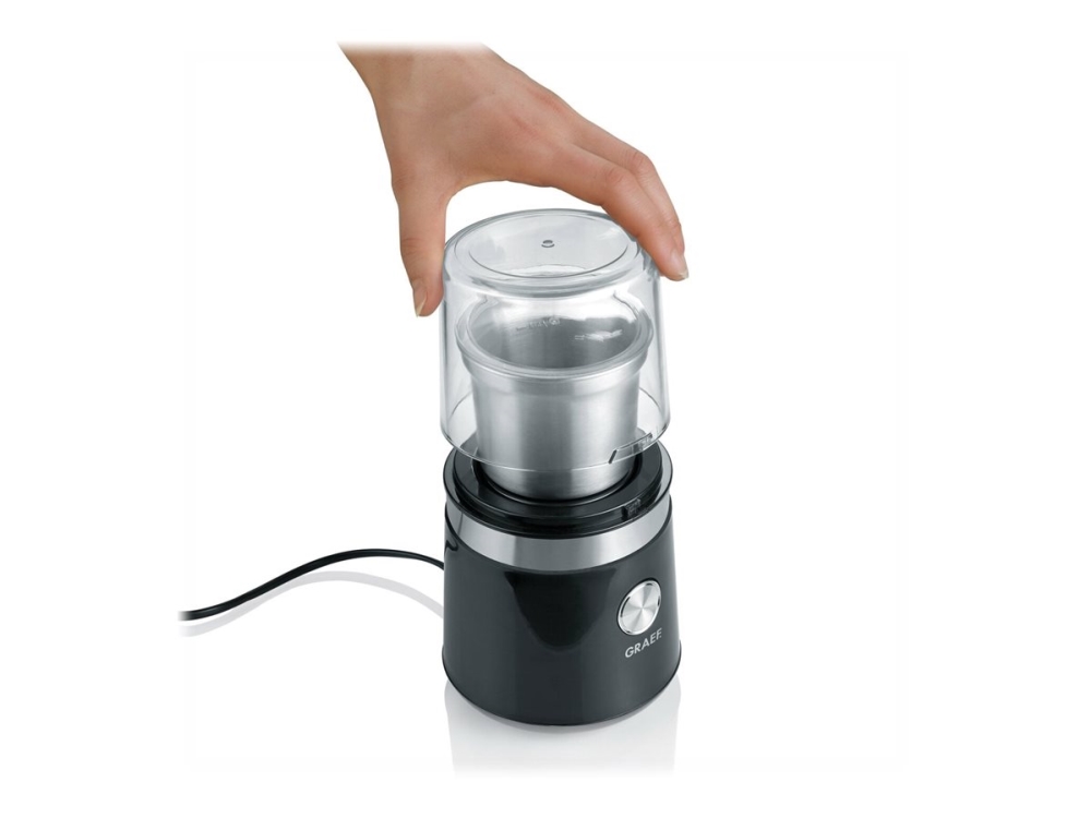 Graef Young CM 102 - Kaffekvarn - 200 W - svart / rostfritt stål