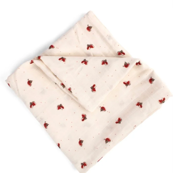 FILIBABBA Stor muslinfilt 120x120 cm Lucky