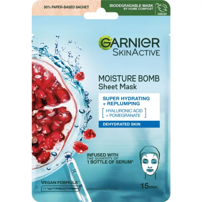 Garnier SkinActive Moisture Bomb Sheet Mask, bild 2