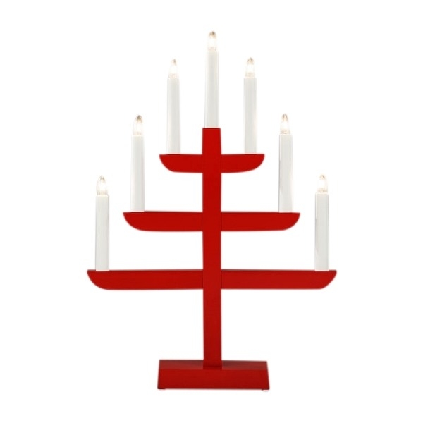 Konstsmide 2540-510 ljusstake dimmarbar, röd